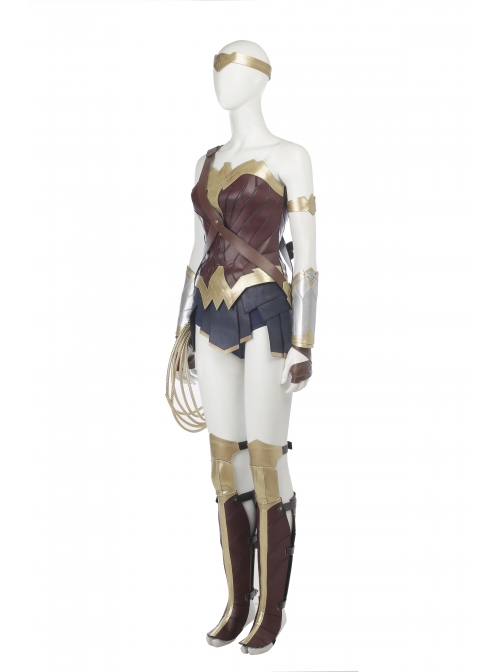 Justice League Wonder Woman Diana Prince Halloween Cosplay Costume Upgraded Version Full Set