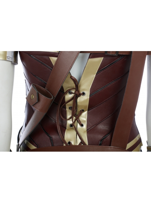 Justice League Wonder Woman Diana Prince Halloween Cosplay Costume Upgraded Version Full Set