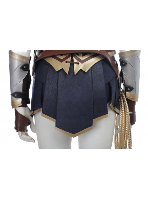 Justice League Wonder Woman Diana Prince Halloween Cosplay Costume Upgraded Version Full Set