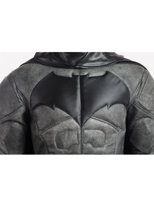 Justice League Batman Bruce Wayne Battle Suit Halloween Cosplay Costume Full Set