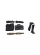 Justice League Batman Bruce Wayne Battle Suit Halloween Cosplay Costume Full Set