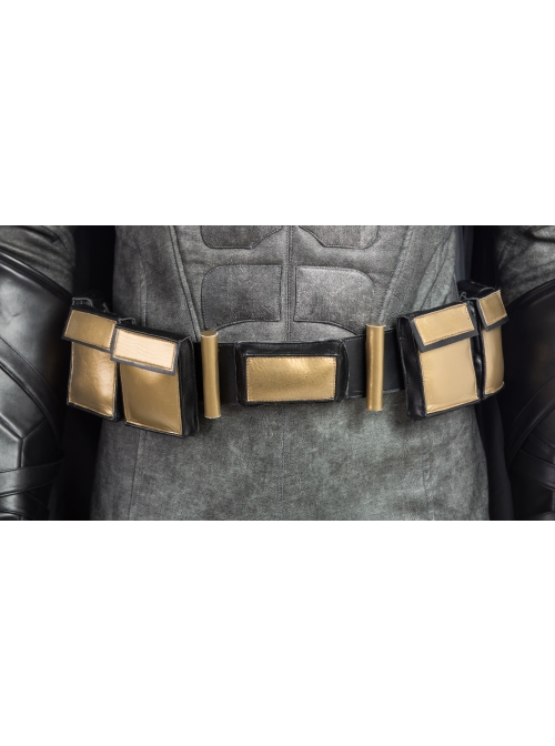 Justice League Batman Bruce Wayne Battle Suit Halloween Cosplay Costume Full Set
