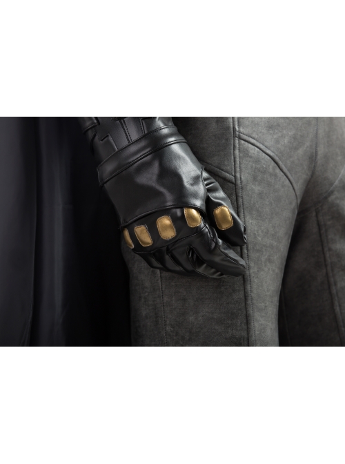Justice League Batman Bruce Wayne Battle Suit Halloween Cosplay Costume Full Set