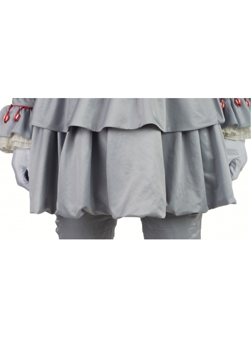 It Pennywise Gray Joker Suit Halloween Cosplay Costume Full Set