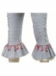 It Pennywise Gray Joker Suit Halloween Cosplay Costume Full Set