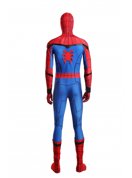 Spider-Man Homecoming Spider-Man Peter Parker Halloween Cosplay Costume Bodysuit Full Set