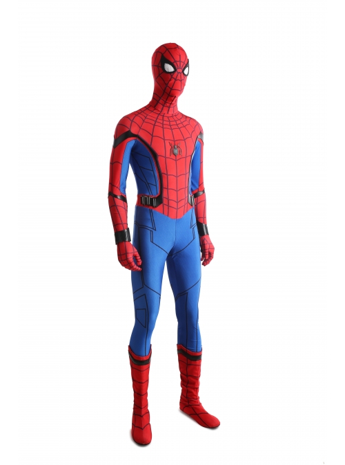 Spider-Man Homecoming Spider-Man Peter Parker Halloween Cosplay Costume Bodysuit Full Set