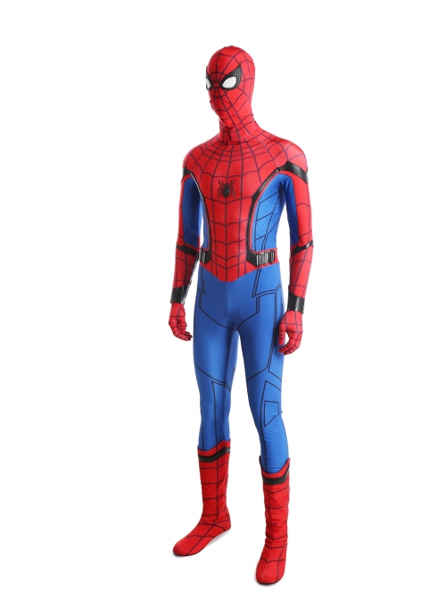 Spider-Man Homecoming Spider-Man Peter Parker Halloween Cosplay Costume Bodysuit Full Set