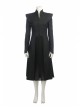 Game Of Thrones Season 7 Dragon Mother Daenerys Targaryen Black Coat Halloween Cosplay Costume Full Set