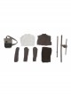 Star Wars The Last Jedi Rey Halloween Cosplay Costume Brown Vest Suit Full Set