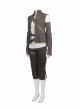 Star Wars The Last Jedi Rey Halloween Cosplay Costume Brown Vest Suit Full Set