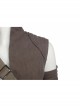 Star Wars The Last Jedi Rey Halloween Cosplay Costume Brown Vest Suit Full Set