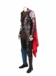 Thor Ragnarok Thor Odinson Black Vest Battle Suit Halloween Cosplay Costume Full Set