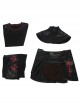 Thor Ragnarok Thor Odinson Black Vest Battle Suit Halloween Cosplay Costume Full Set