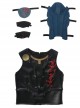 Thor Ragnarok Thor Odinson Black Vest Battle Suit Halloween Cosplay Costume Full Set