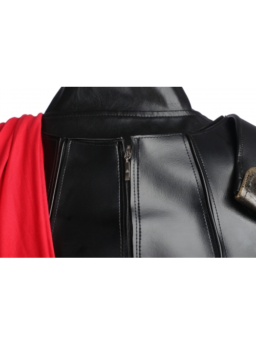 Thor Ragnarok Thor Odinson Black Vest Battle Suit Halloween Cosplay Costume Full Set
