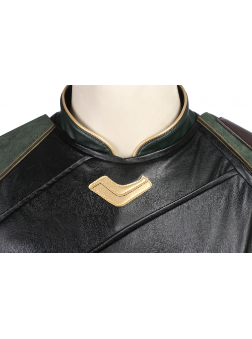 Thor Ragnarok Loki Battle Suit Halloween Cosplay Costume Full Set