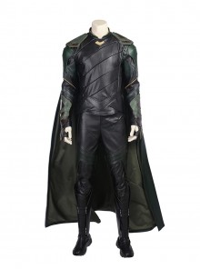 Thor Ragnarok Loki Battle Suit Halloween Cosplay Costume Full Set