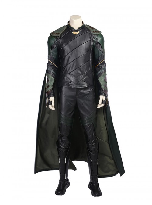 Thor Ragnarok Loki Battle Suit Halloween Cosplay Costume Full Set