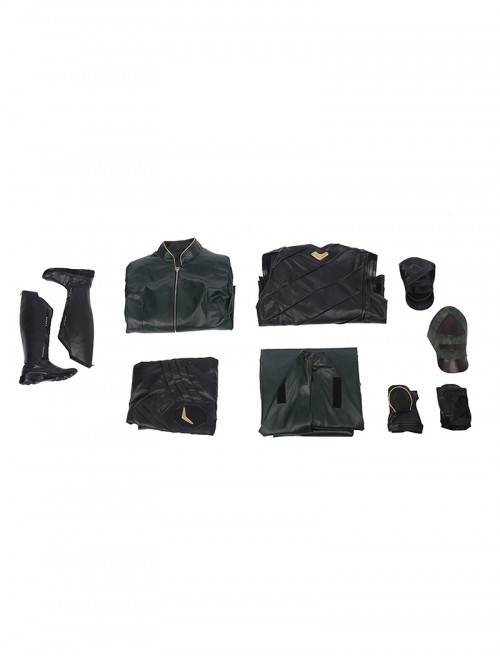 Thor Ragnarok Loki Battle Suit Halloween Cosplay Costume Full Set