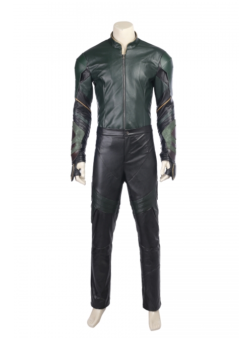 Thor Ragnarok Loki Battle Suit Halloween Cosplay Costume Full Set