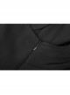 Gothic Female Black Lace Up Chiffon Slip Dress