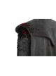 Game Of Thrones Season 7 Dragon Mother Daenerys Targaryen Black Dress Set With Cloak Halloween Cosplay Costume Full Set