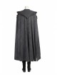 Game Of Thrones Season 7 Dragon Mother Daenerys Targaryen Black Dress Set With Cloak Halloween Cosplay Costume Full Set