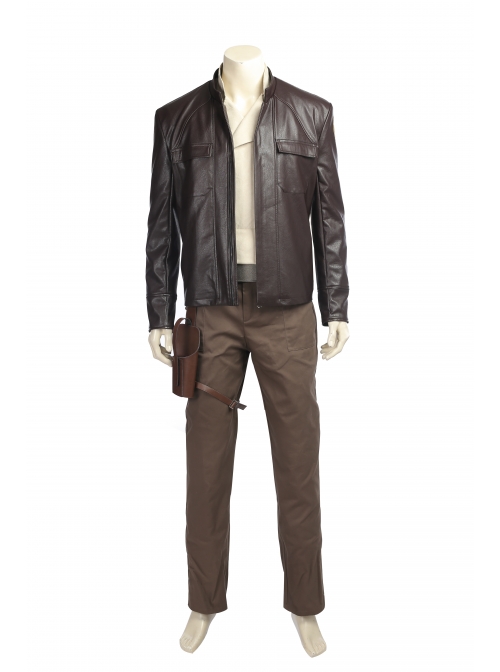 Star Wars The Last Jedi Poe Dameron Halloween Cosplay Costume Full Set