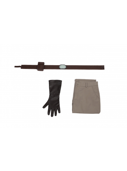 Star Wars The Last Jedi Luke Skywalker Halloween Cosplay Costume Khaki Cloak Full Set