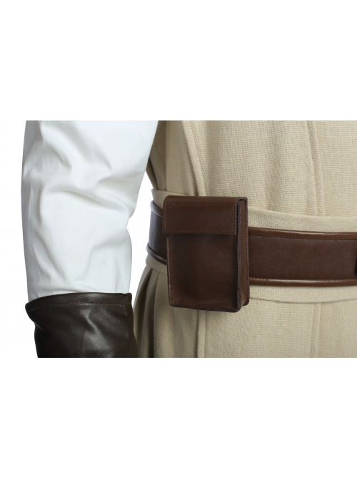 Star Wars The Last Jedi Luke Skywalker Halloween Cosplay Costume Khaki Cloak Full Set