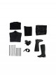 Star Wars The Last Jedi Kylo Ren Halloween Cosplay Costume Black Cloak Full Set