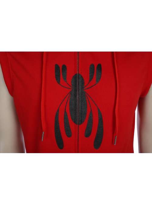 Spider-Man Homecoming Spider-Man Peter Parker Halloween Cosplay Costume Hoodie Full Set