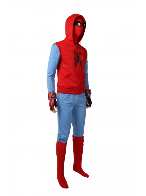 to manage Normalization Go mad Spider-Man Homecoming Spider-Man Peter Parker Halloween Cosplay Costume  Hoodie Full Set - Magic Wardrobes