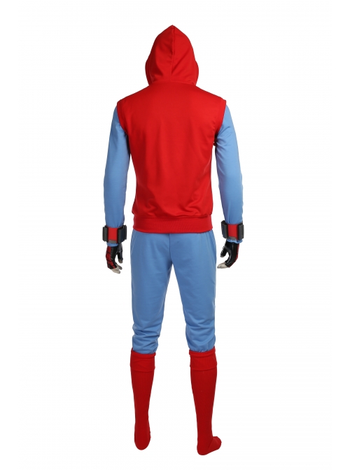 Spider-Man Homecoming Spider-Man Peter Parker Halloween Cosplay Costume Hoodie Full Set