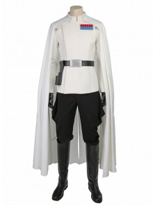 Rogue One A Star Wars Story Orson Krennic Halloween Cosplay Costume White Uniform Full Set