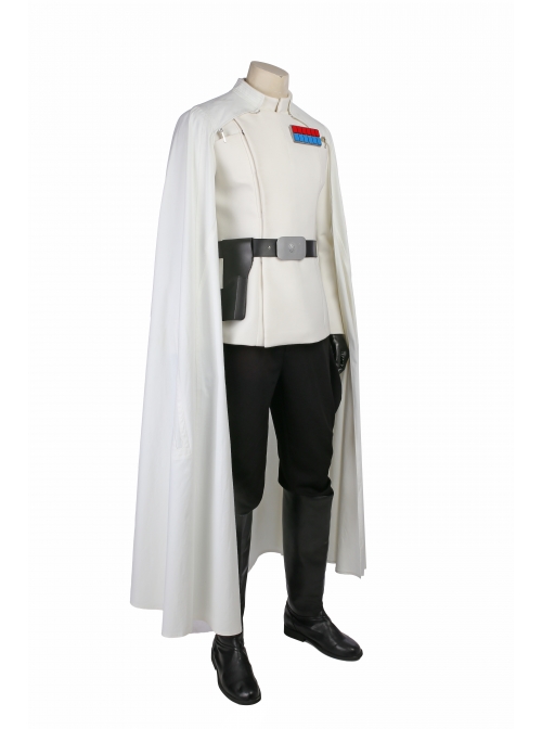 Rogue One A Star Wars Story Orson Krennic Halloween Cosplay Costume White Uniform Full Set