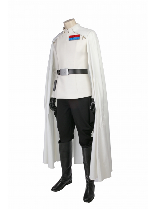 Rogue One A Star Wars Story Orson Krennic Halloween Cosplay Costume White Uniform Full Set