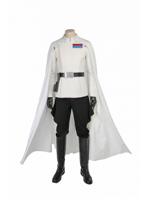 Rogue One A Star Wars Story Orson Krennic Halloween Cosplay Costume White Uniform Full Set