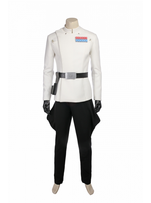 Rogue One A Star Wars Story Orson Krennic Halloween Cosplay Costume White Uniform Full Set