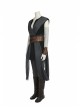 Star Wars The Last Jedi Rey Skywalker Halloween Cosplay Costume Black Vest Full Set