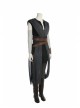 Star Wars The Last Jedi Rey Skywalker Halloween Cosplay Costume Black Vest Full Set