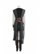 Star Wars The Last Jedi Rey Skywalker Halloween Cosplay Costume Black Vest Full Set