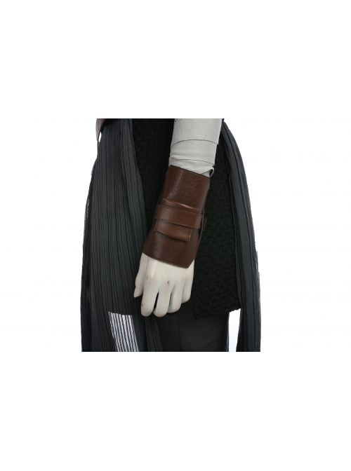 Star Wars The Last Jedi Rey Skywalker Halloween Cosplay Costume Black Vest Full Set