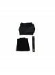 Star Wars The Last Jedi Luke Skywalker Halloween Cosplay Costume Black Cloak Full Set