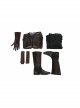 Star Wars The Last Jedi Luke Skywalker Halloween Cosplay Costume Black Cloak Full Set