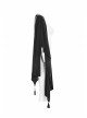 Black Mesh Back Lunar Eclipse Printing Tassel Pendant Hem Gothic Suntan-Proof Shawl