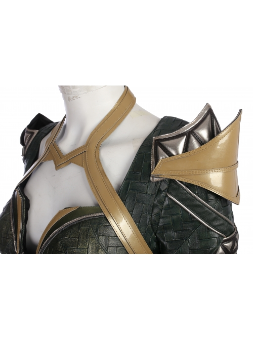 Justice League Aquaman Queen Mera Battle Suit Halloween Cosplay Costume Full Set