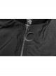 Black Sharp Angle Wizard Hat Letter Embroidery Metal Buckle Fake Waist Seal Hem Punk Short Jacket