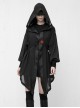 Sharp Wizard'S Hat National Embroidered Cross Belt Large Lantern Sleeve Black Gothic Chiffon Sunscreen Jacket